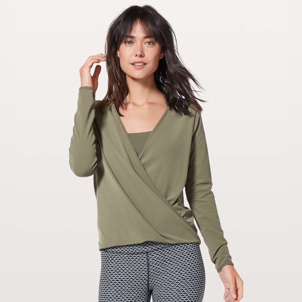 Lululemon Full Freedom Long Sleeve - Sage